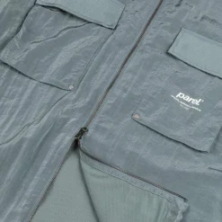 Parel Studios Chemises*Faro Luma Overshirt Steel Blue
