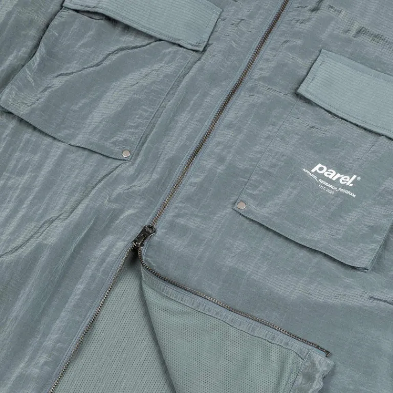 Parel Studios Chemises*Faro Luma Overshirt Steel Blue