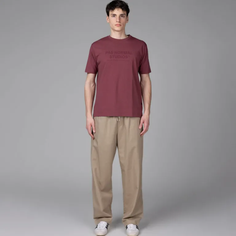 Pas Normal Studios T-Shirts*Off-Race Logo T-Shirt Grape