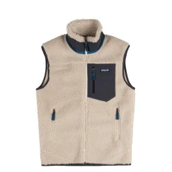 Patagonia Vestes*Classic Retro-X Vest Natural / Smolder Blue