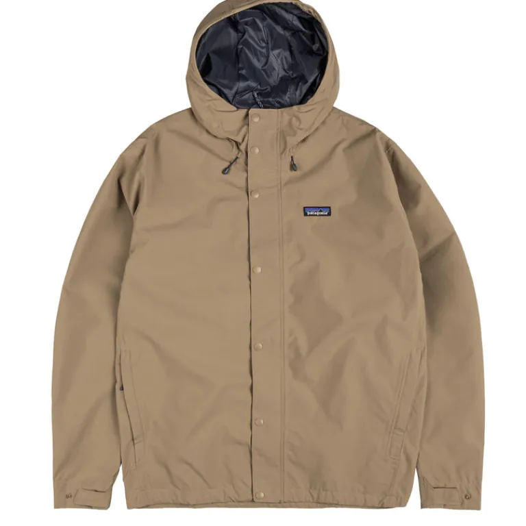 Patagonia Gilets*Jackson Glacier Rain Jacket Slab Khaki