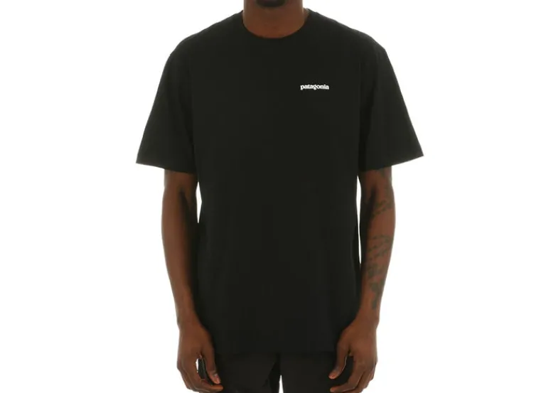 Patagonia T-Shirts*P-6 Logo Responsibili-Tee Black
