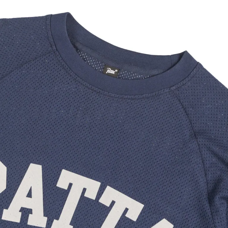 Patta T-Shirts*Arc Logo Mesh Longsleeve Jersey Black Iris