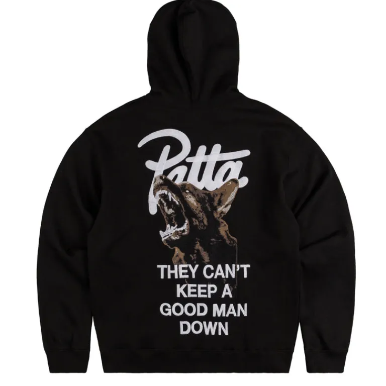 Patta Sweats À Capuche*Bark Boxy Hooded Sweater Black