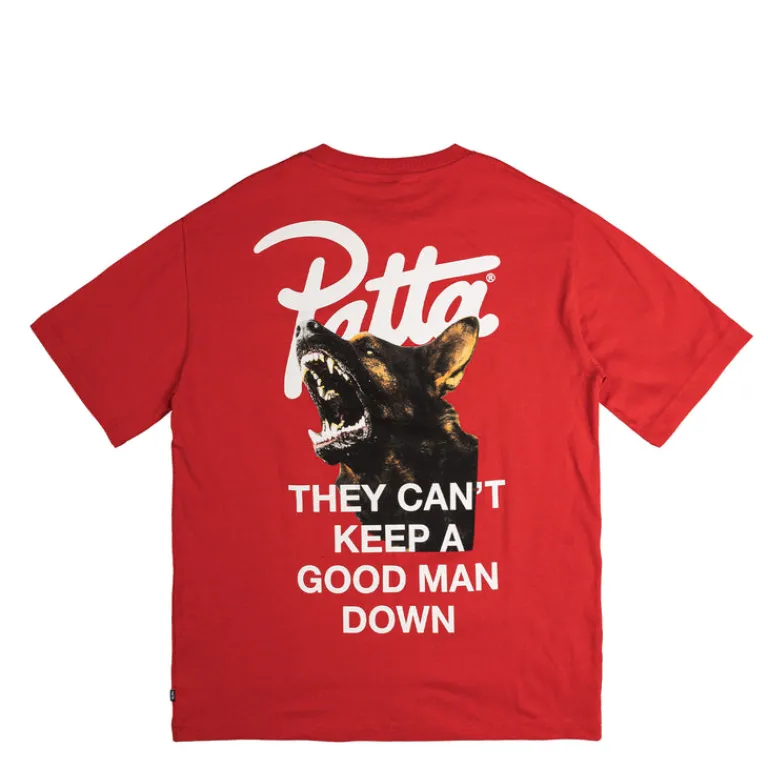 Patta T-Shirts*Bark T-Shirt Racing Red