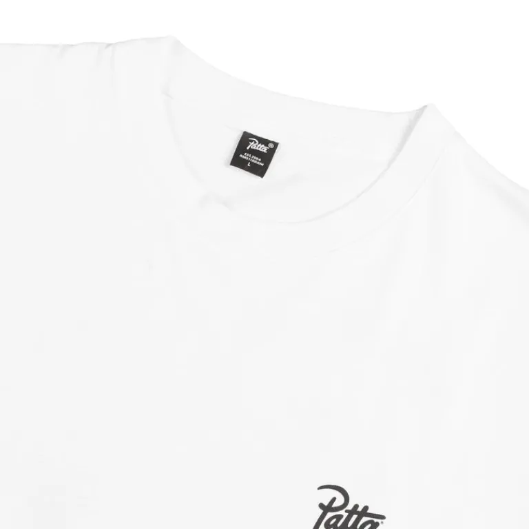 Patta T-Shirts*Biker T-Shirt White