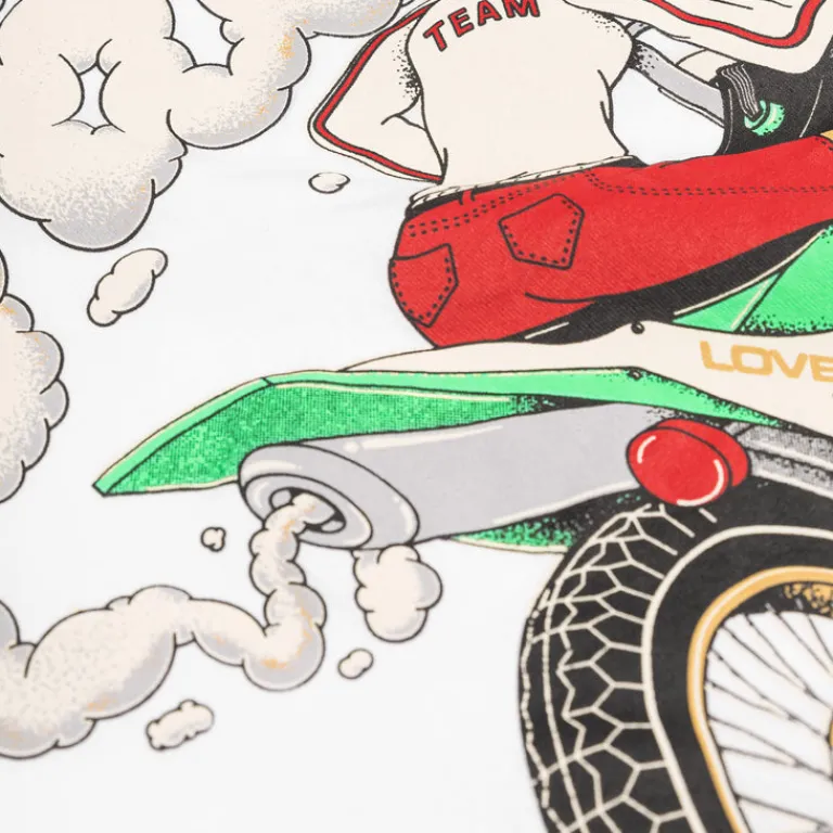 Patta T-Shirts*Biker T-Shirt White