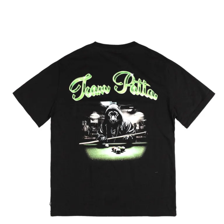 Patta T-Shirts*Billiard T-Shirt Black