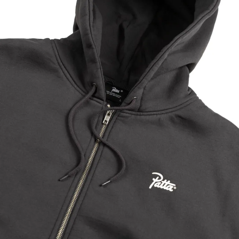 Patta Sweats À Capuche*Classic Zip-Up Hooded Sweater Forged Iron