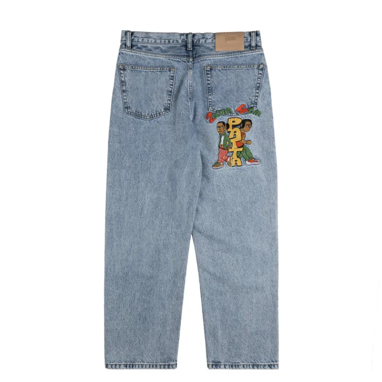 Patta Pantalons*2Getha4Eva Denim Pants Light Blue Denim