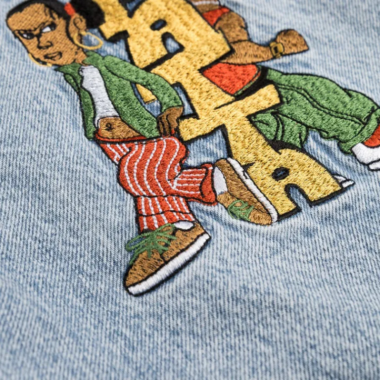 Patta Pantalons*2Getha4Eva Denim Pants Light Blue Denim