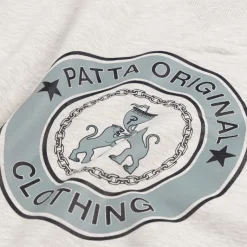Patta Pullover*Marina Crewneck Sweater Light Grey Melange