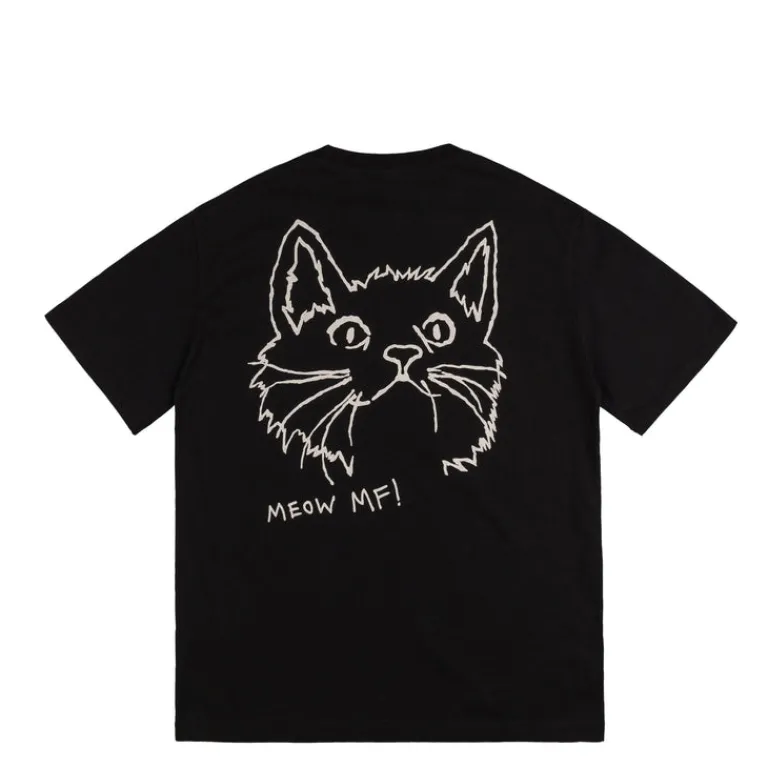 Patta T-Shirts*Meow T-Shirt Black