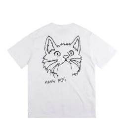 Patta T-Shirts*Meow T-Shirt White