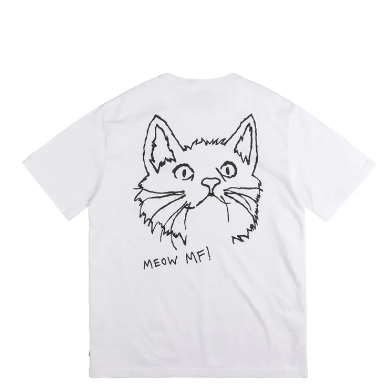 Patta T-Shirts*Meow T-Shirt White