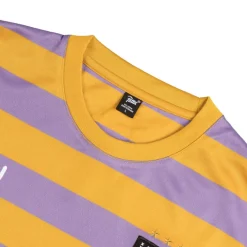 Patta T-Shirts*Striped Longsleeve Football Jersey Chalk Violet