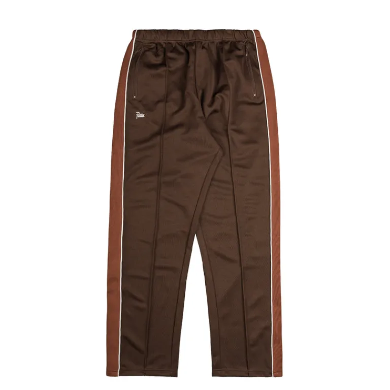 Patta Pantalons*Tricot Straight Track Pants Chestnut