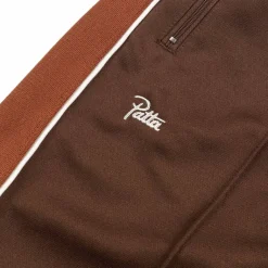 Patta Pantalons*Tricot Straight Track Pants Chestnut