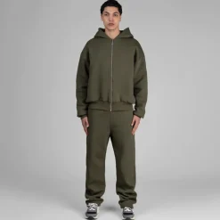 Perplex Sweats À Capuche*Armor Zip Hoodie Olive
