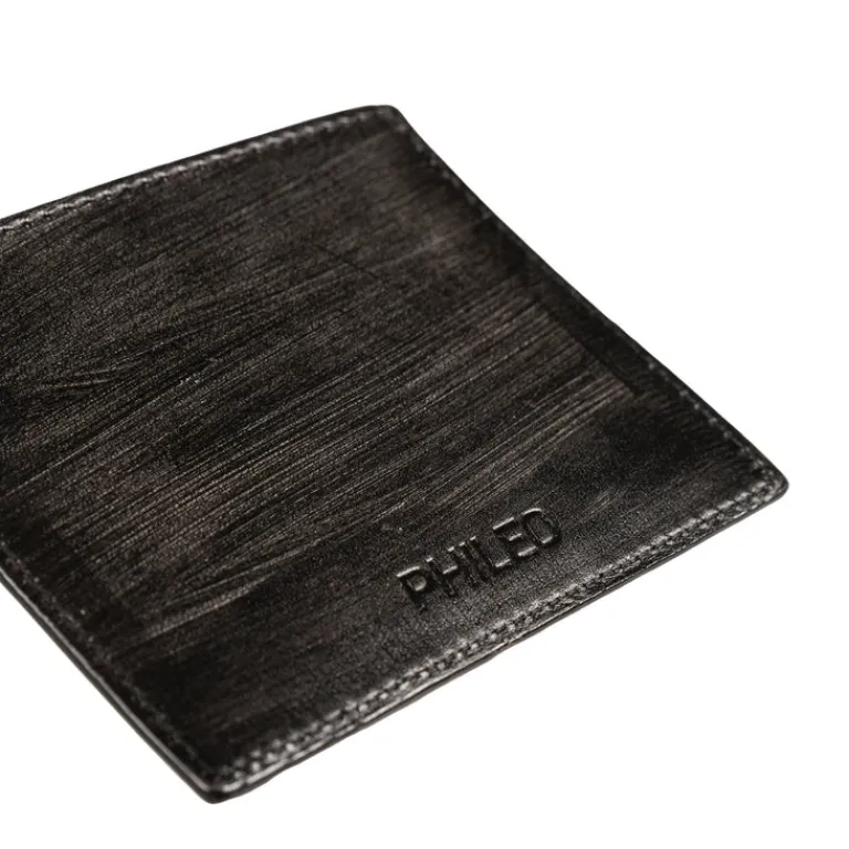 Phileo Alle Anzeigen|Sacs*Porte Cartes Brushed Leather Black