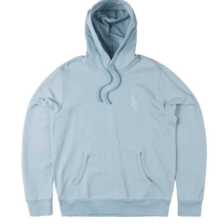 Polo Ralph Lauren Sweats À Capuche*Big Pony Hoodie Chambray Blue