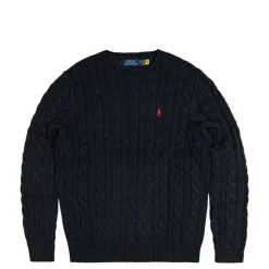 Polo Ralph Lauren Tricot|Pullover*Cable-Knit Cotton Jumper Hunter Navy