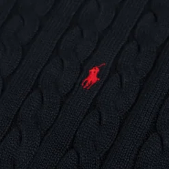 Polo Ralph Lauren Tricot|Pullover*Cable-Knit Cotton Jumper Hunter Navy