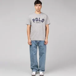 Polo Ralph Lauren T-Shirts*Classic Fit Logo Jersey T-Shirt Dark Vintage Heather