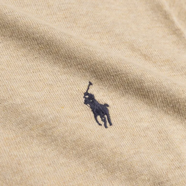Polo Ralph Lauren T-Shirts*Cotton Polo-Collar Jumper Dune Melange
