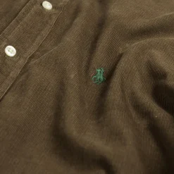 Polo Ralph Lauren Chemises*Custom Fit Corduroy Shirt Chocolate Mousse