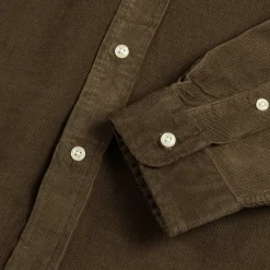 Polo Ralph Lauren Chemises*Custom Fit Corduroy Shirt Chocolate Mousse