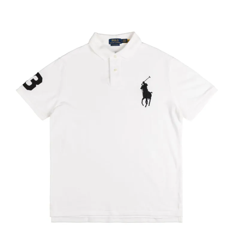 Polo Ralph Lauren T-Shirts*Custom Slim Fit Mesh Polo White