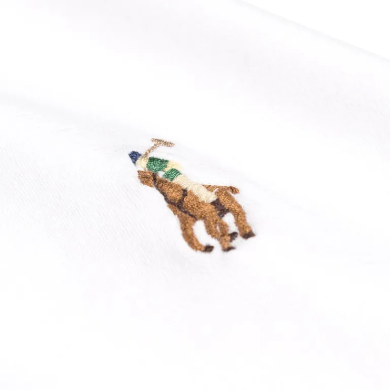 Polo Ralph Lauren T-Shirts*Custom Slim Fit Soft Cotton T-Shirt White