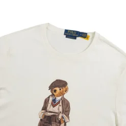 Polo Ralph Lauren T-Shirts*Custom Slim Fit Polo Bear Jersey T-Shirt Deckwash White Hrtg