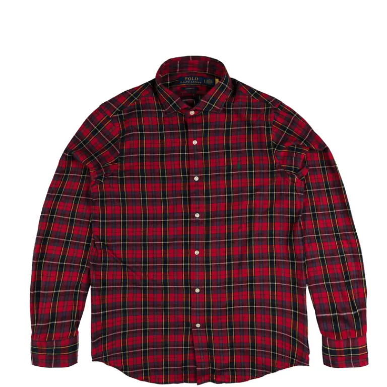 Polo Ralph Lauren Chemises*Long Sleeve Sport Hemd Red Navy