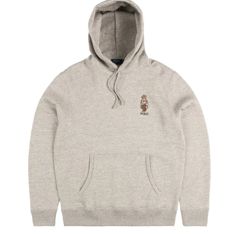 Polo Ralph Lauren Sweats À Capuche*Polo Bear Fleece Hoodie Loft Heather