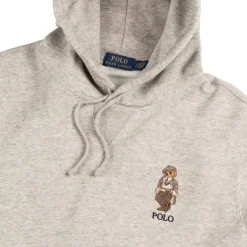 Polo Ralph Lauren Sweats À Capuche*Polo Bear Fleece Hoodie Loft Heather