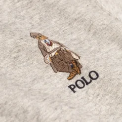 Polo Ralph Lauren Sweats À Capuche*Polo Bear Fleece Hoodie Loft Heather