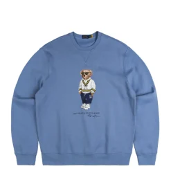 Polo Ralph Lauren Pullover*Polo Bear Fleece Sweatshirt Campus Blue Heritage
