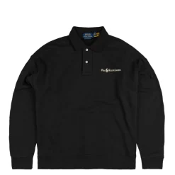 Polo Ralph Lauren Pullover*Relaxed Fit Logo Collared Sweatshirt Polo Black