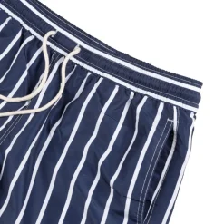 Polo Ralph Lauren Shorts*Traveler Slim Fit Swimming Trunk Blue Vertical Wide Stripe)