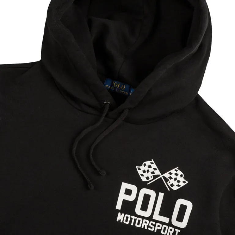 Polo Ralph Lauren Sweats À Capuche*Vintage Fleece Hoodie Polo Black