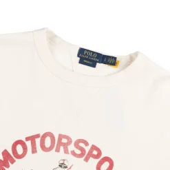 Polo Ralph Lauren Pullover*Vintage Fit Fleece Graphic Sweatshirt White