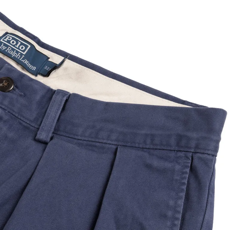 Polo Ralph Lauren Pantalons*Whitman Relaxed Fit Pleated Trouser Light Navy