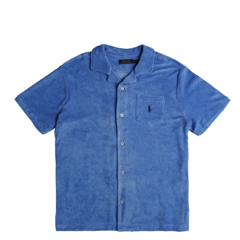 Polo Ralph Lauren Chemises*Terry Camp Shirt Harbour Island Blue