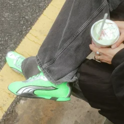 Puma Sneakers En Cuir*H-Street OG Fizzy Green / Puma Silver