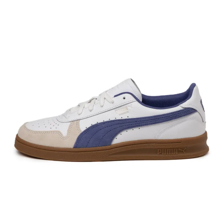 Puma Sneakers En Cuir|Baskets Décontractées Terrace*Indoor Puma White / Blue Crystal / Gum