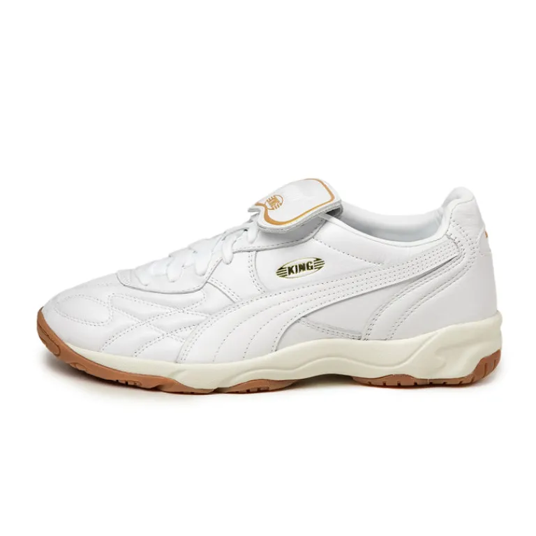 Puma Sneakers En Cuir|Baskets Décontractées Terrace*King Indoor Puma White / Frosted Ivory