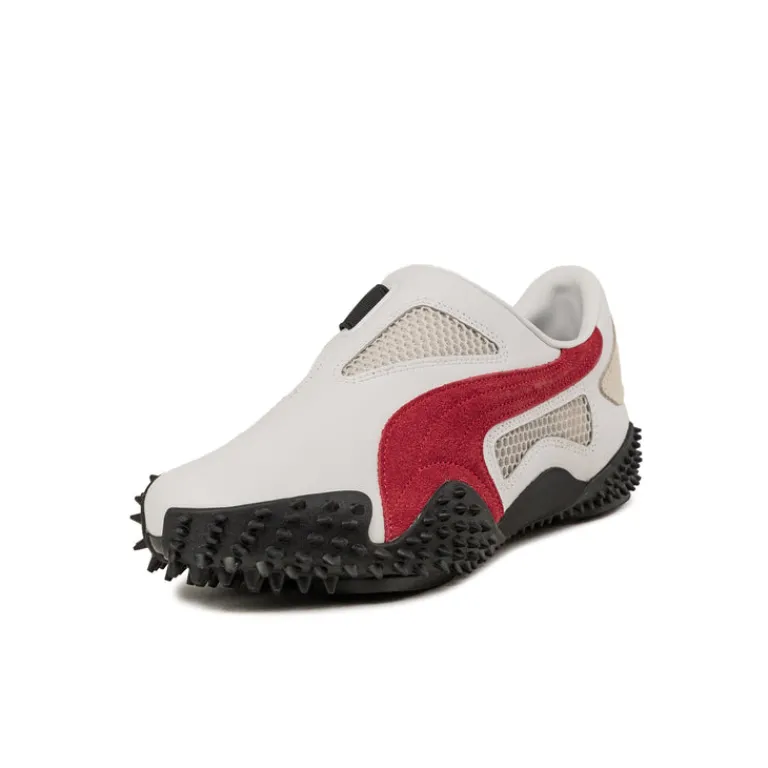 Puma Sneakers En Cuir|Sneakers Blancs*UR Mostro Puma White / Dark Crimson