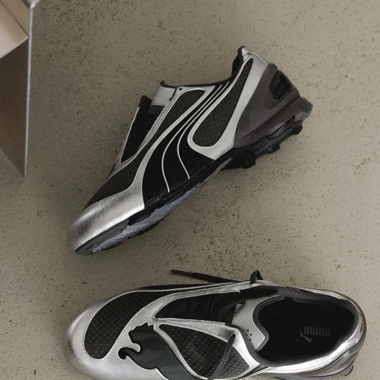 Puma Sneakers En Cuir*V-S1 Metallic Shadow Gray / Puma Black